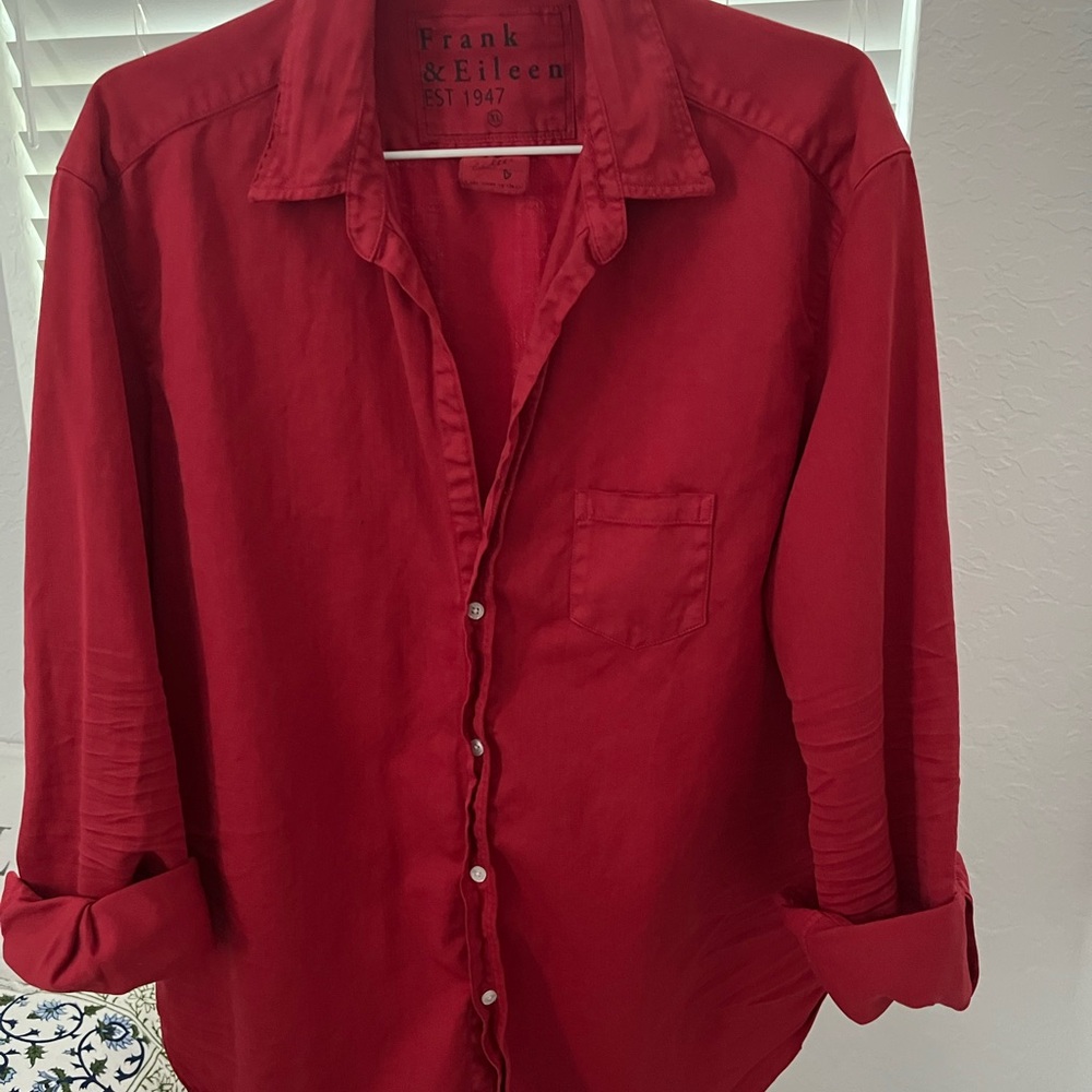 Frank & Eileen Red Casual Skirt